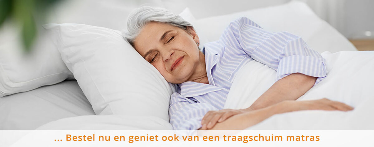 Genieten van een traagschuim matras