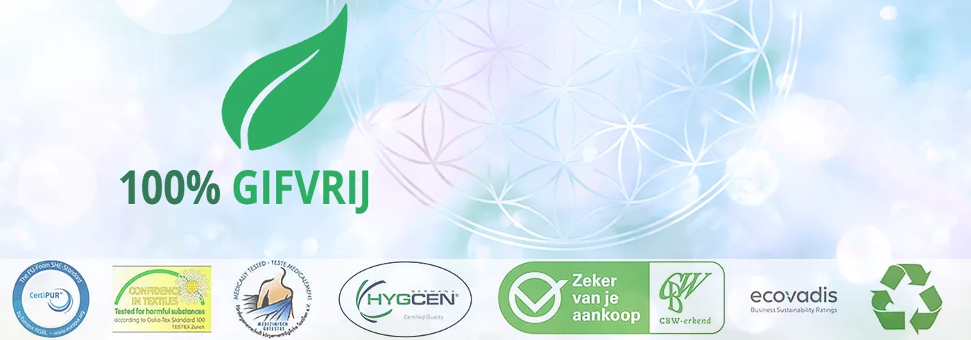 Gifvrije matrassen kopen van Royal Health Foam